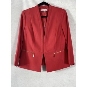 Kasper Jacket Women's 8 Pink Open Blazer Long Sleeves NWOT